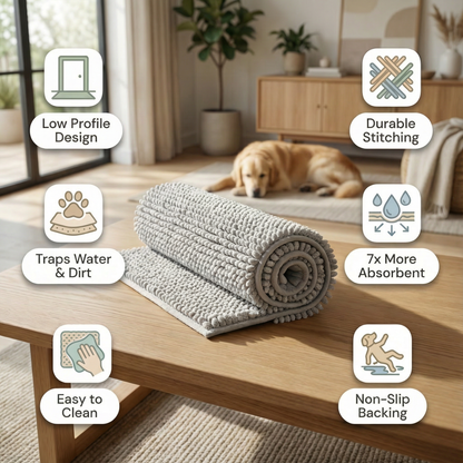 CleanStep Plush Paw Mat