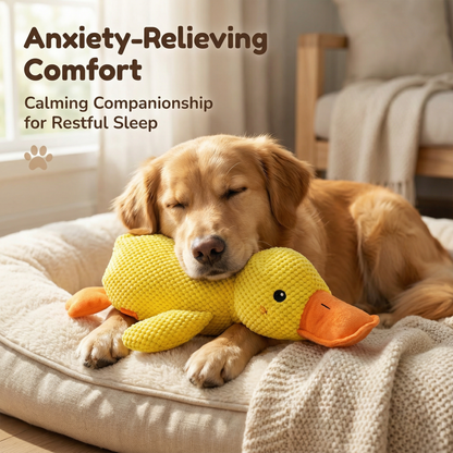 Calming Duck Plush Dog Toy