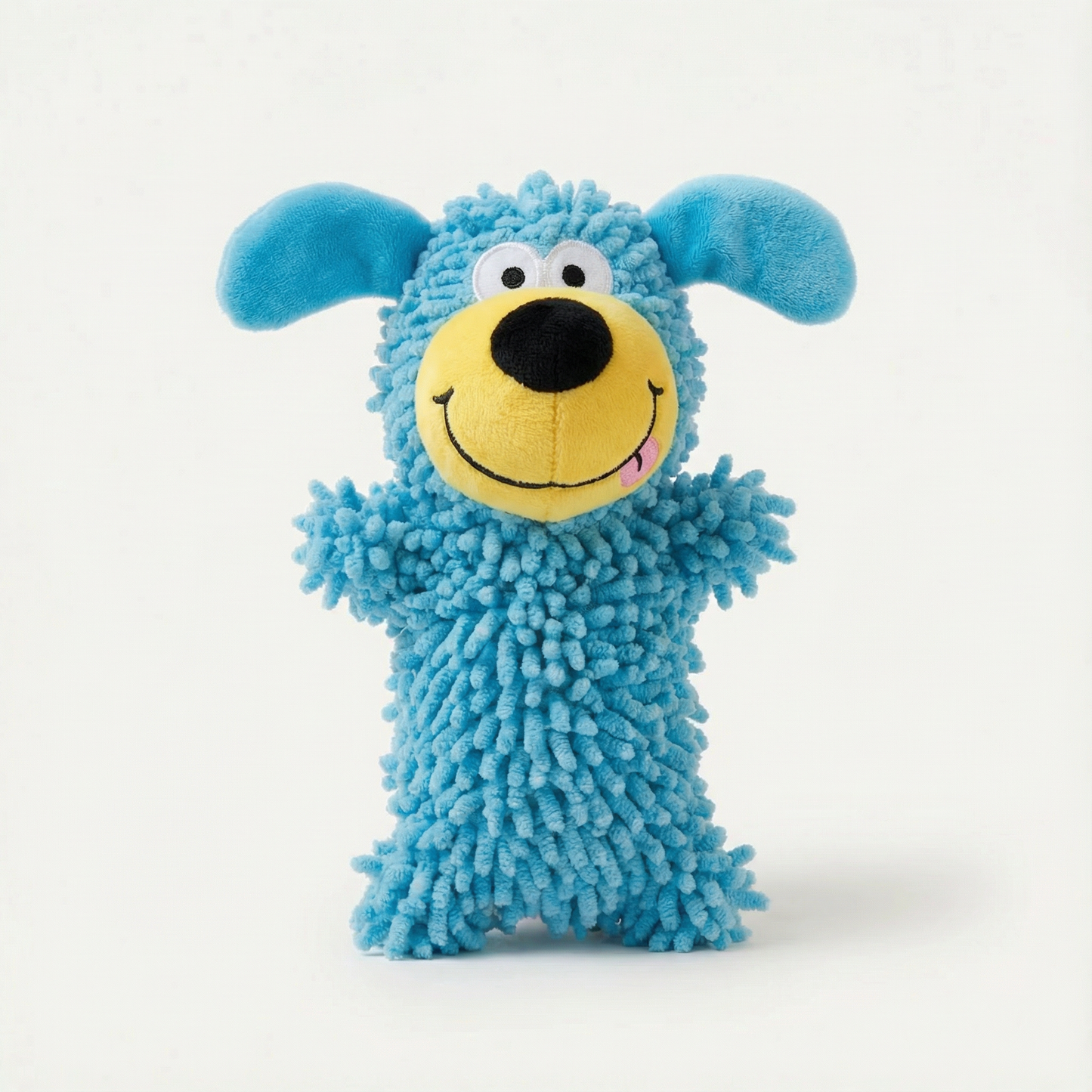 Blue & Yellow Dental Squeaky Dog Toy