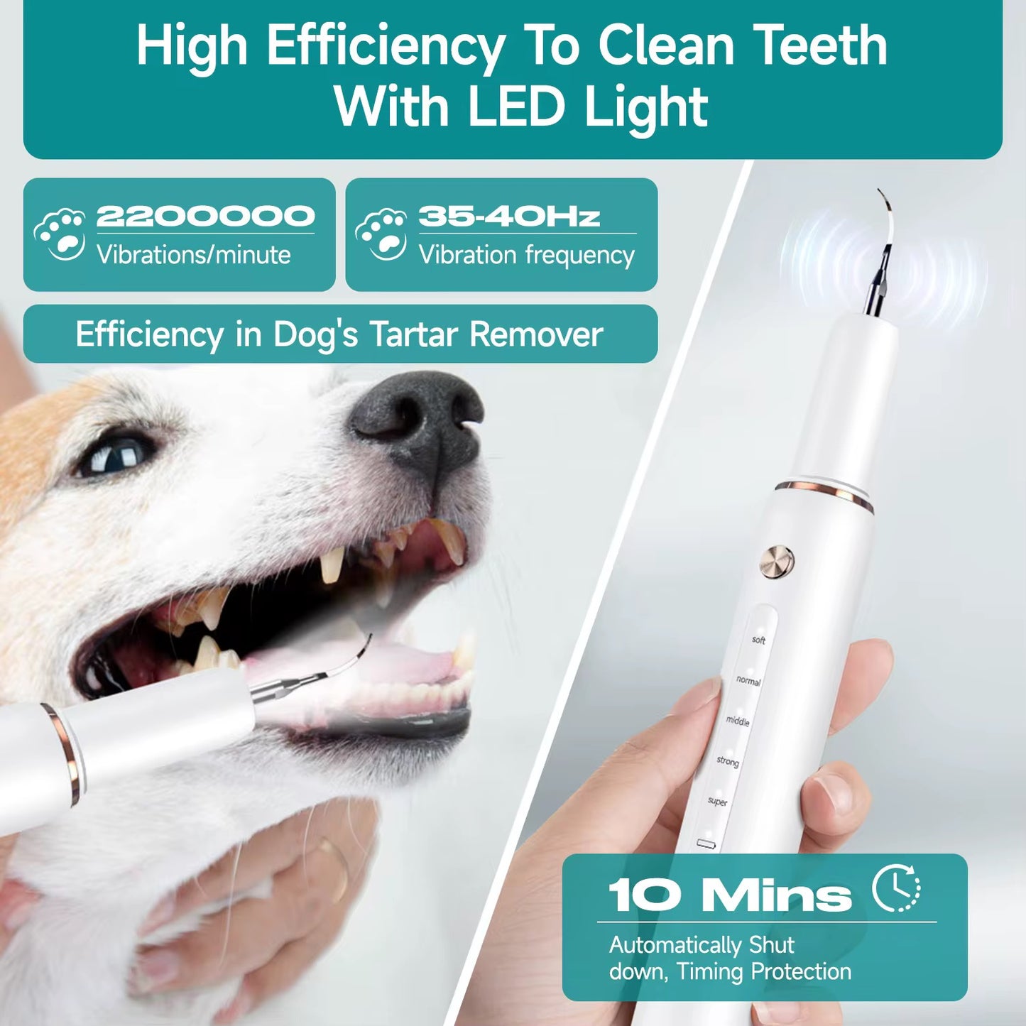 Silent Sonic Plaque & Tartar Remover For Dogs