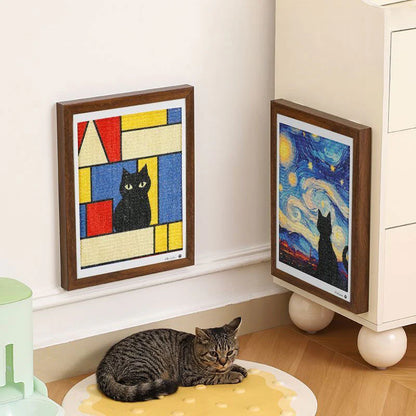 Stylish Cat Scratch Wall Art