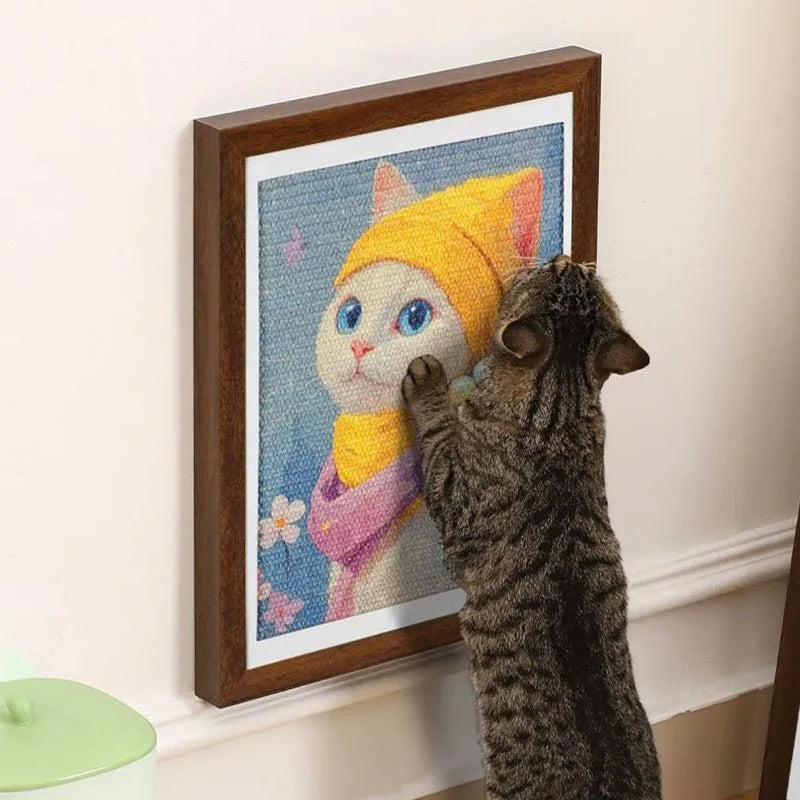 Stylish Cat Scratch Wall Art