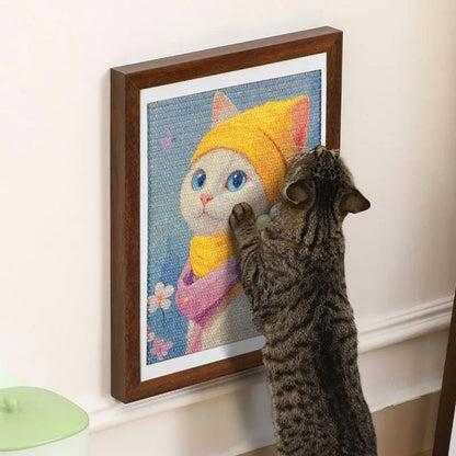 Stylish Cat Scratch Wall Art