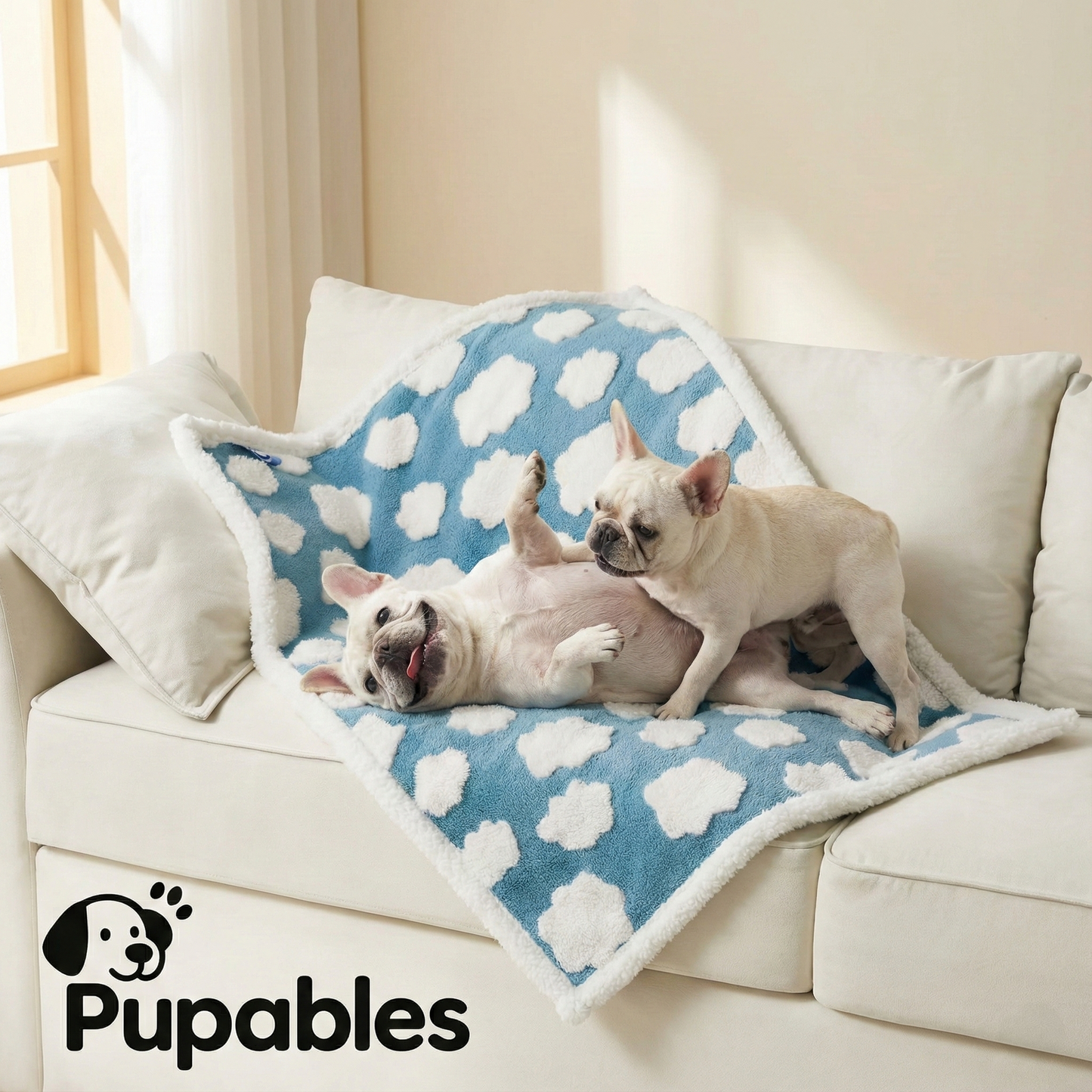 Waterproof Plush Cloud Dog Blanket