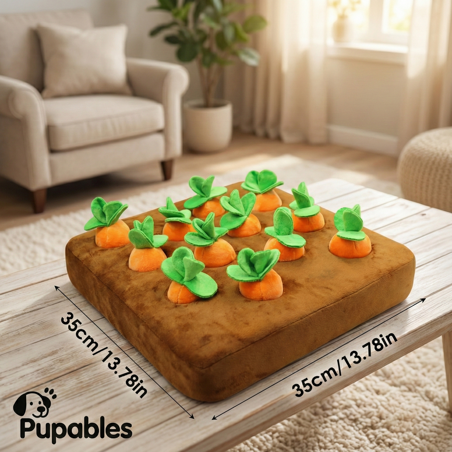 Carrot Garden Snuffle Toy