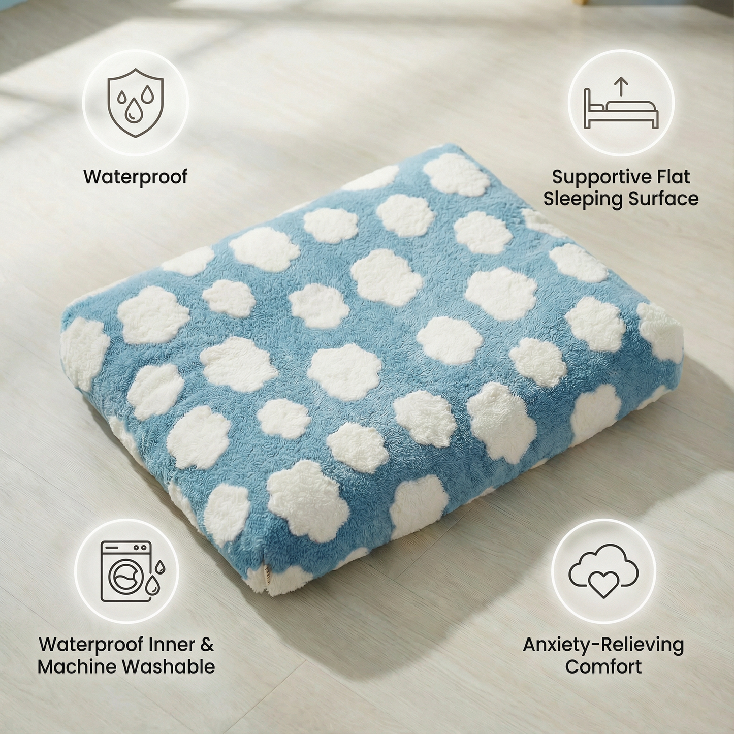 CalmCloud™ Flat Dog Bed