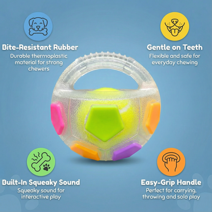 Durable Anti-Stress Chew Ball for Dogs