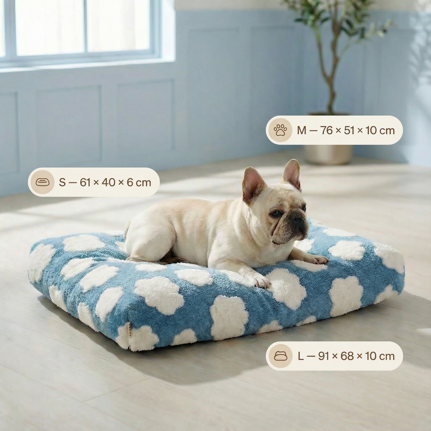 CalmCloud™ Flat Dog Bed