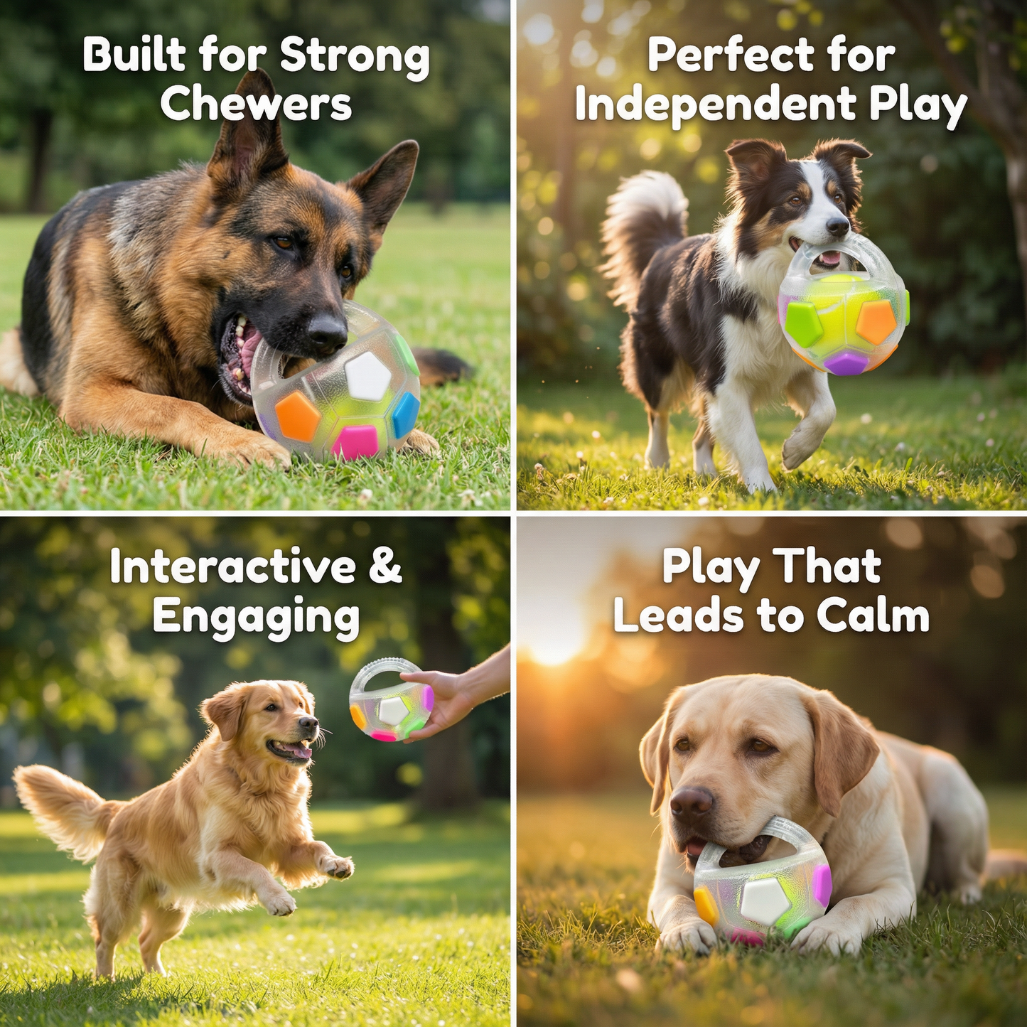 Durable Anti-Stress Chew Ball for Dogs