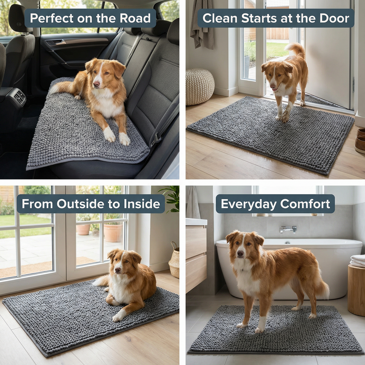 CleanStep Plush Paw Mat