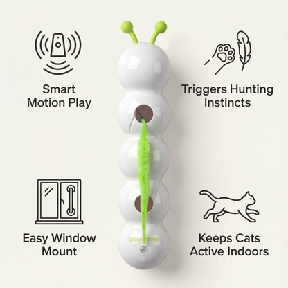 Interactive Motion Worm Cat Toy