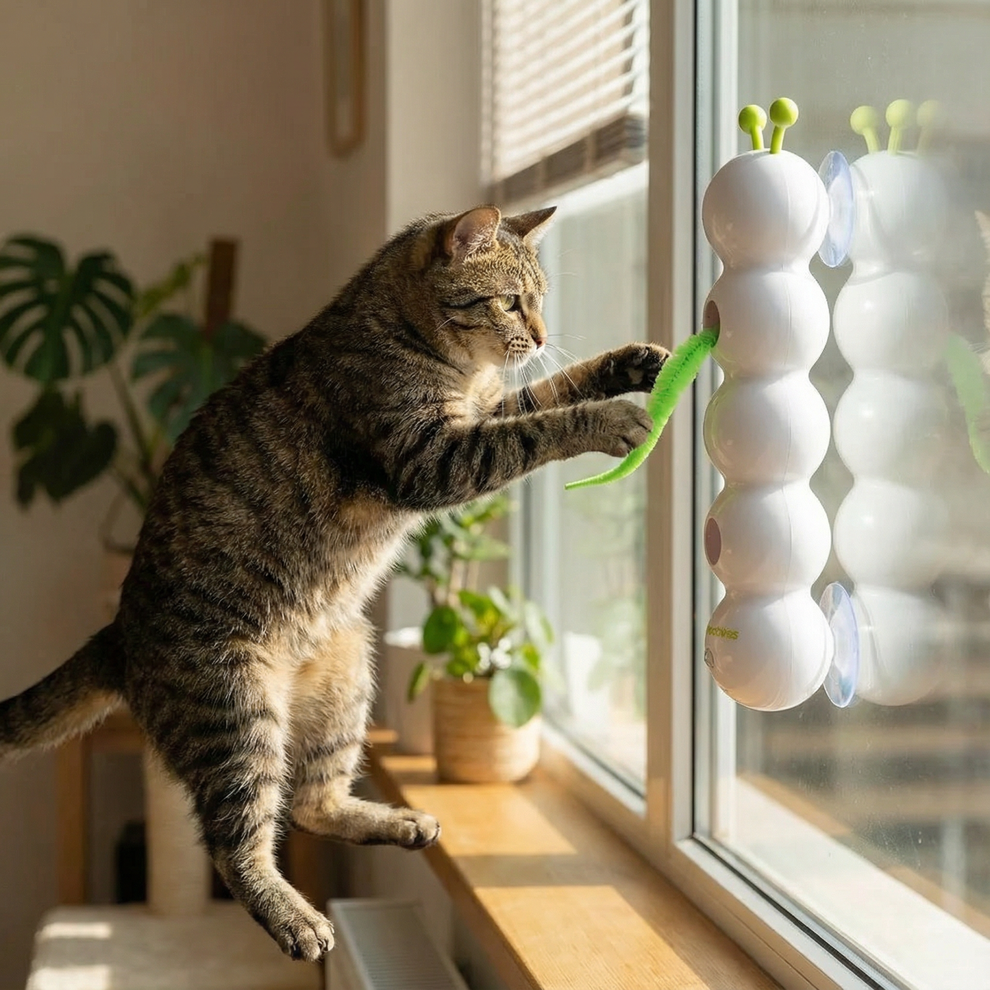 Interactive Motion Worm Cat Toy