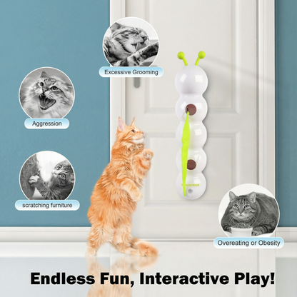 Interactive Motion Worm Cat Toy