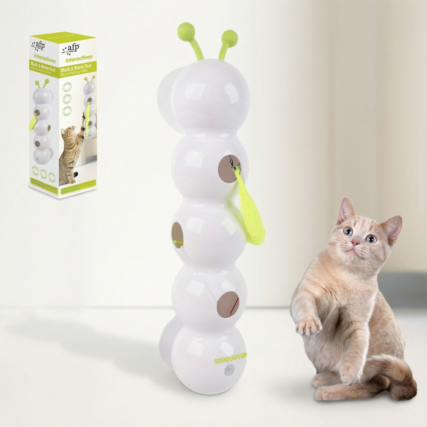 Interactive Motion Worm Cat Toy