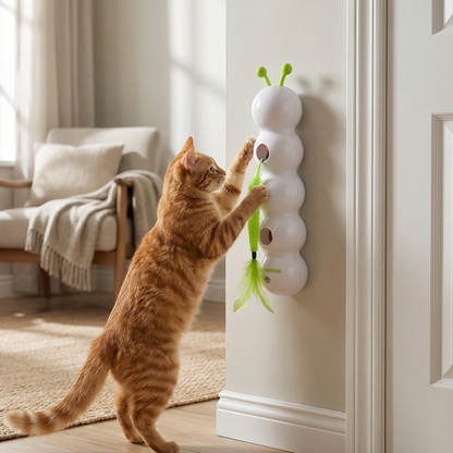 Interactive Motion Worm Cat Toy