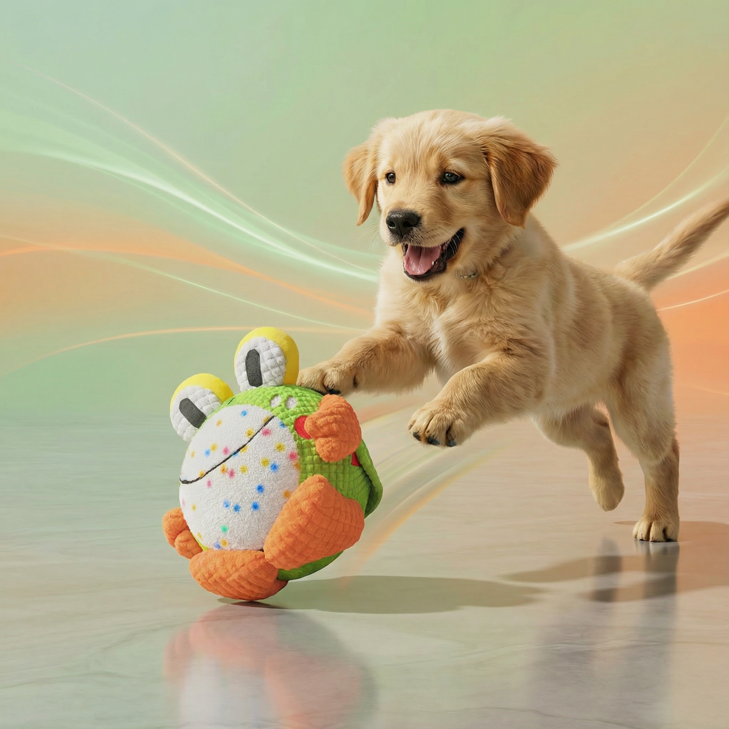 Jump & Chase Interactive Plush Dog Toy