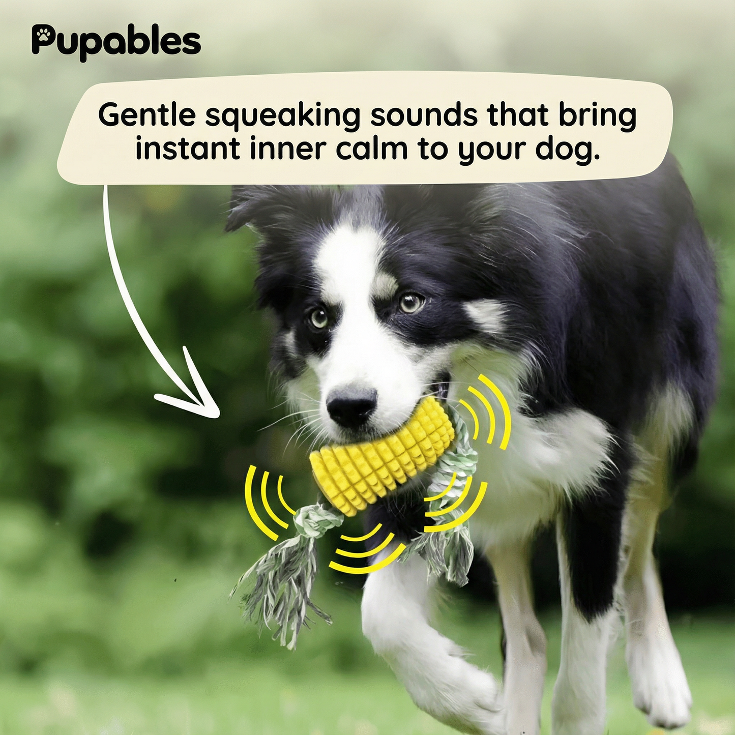 Durable Corn-Shape Chew Toy for Strong Chewers