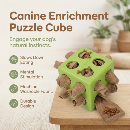 Interactive Treat Puzzle Cube
