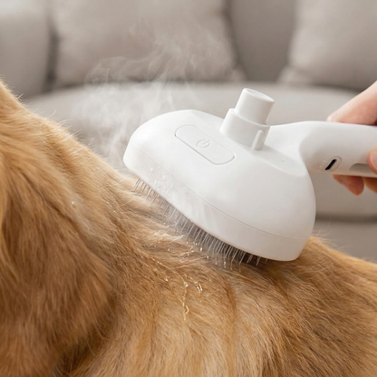 Steam Grooming Brush For Dogs