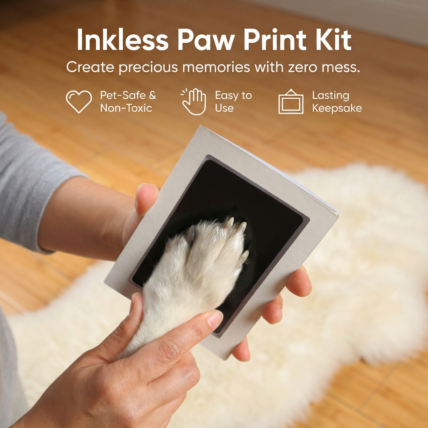 Dog and Cat Paw Print Memory Kit