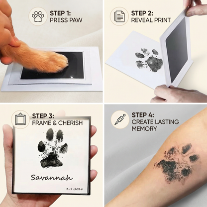 Dog and Cat Paw Print Memory Kit