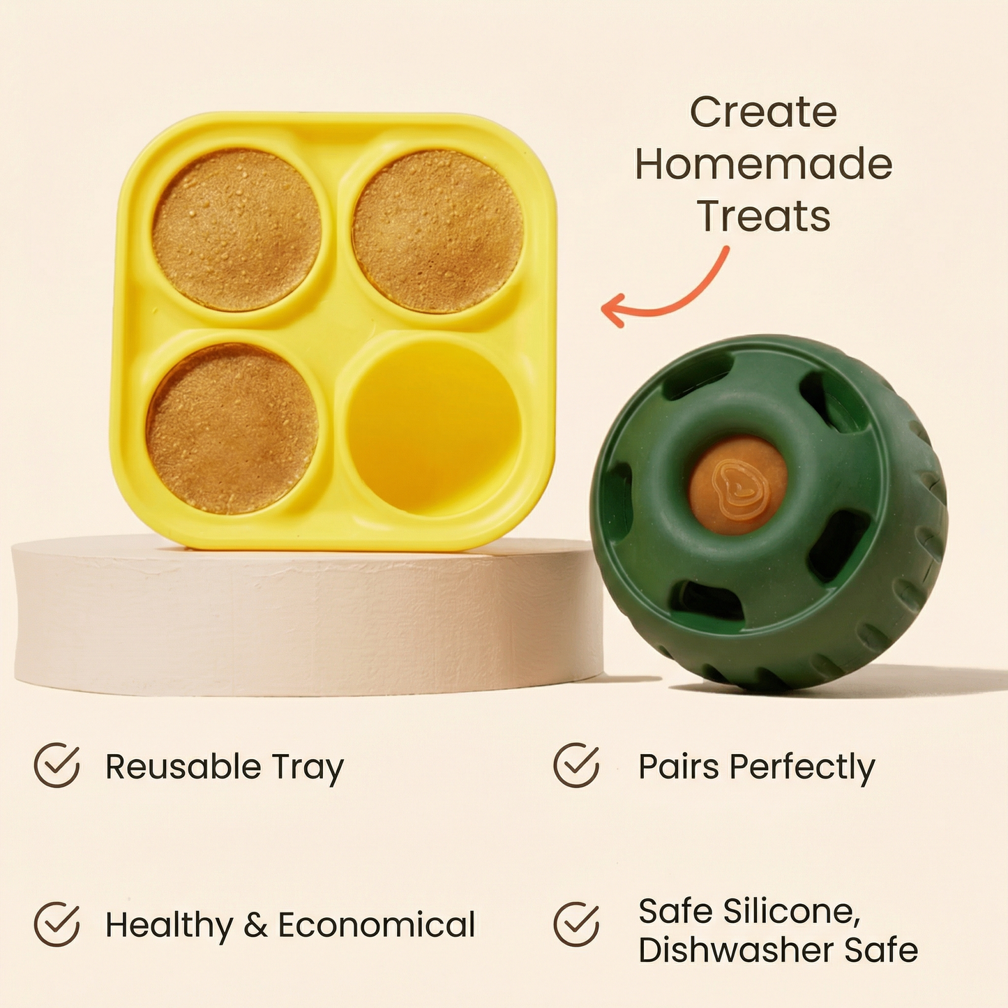 Refillable Dog Enrichment Treat Toy