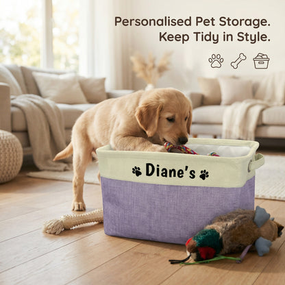 Personalised Dog Toy Storage Box