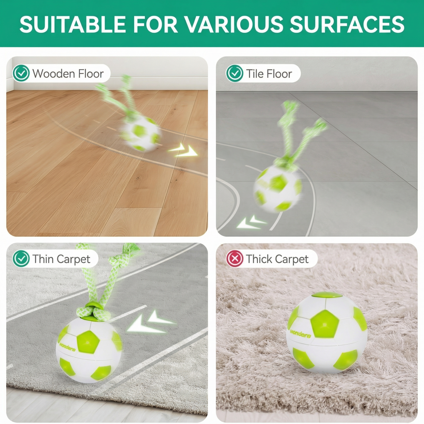 Motion Activated Dog Soccer Ball