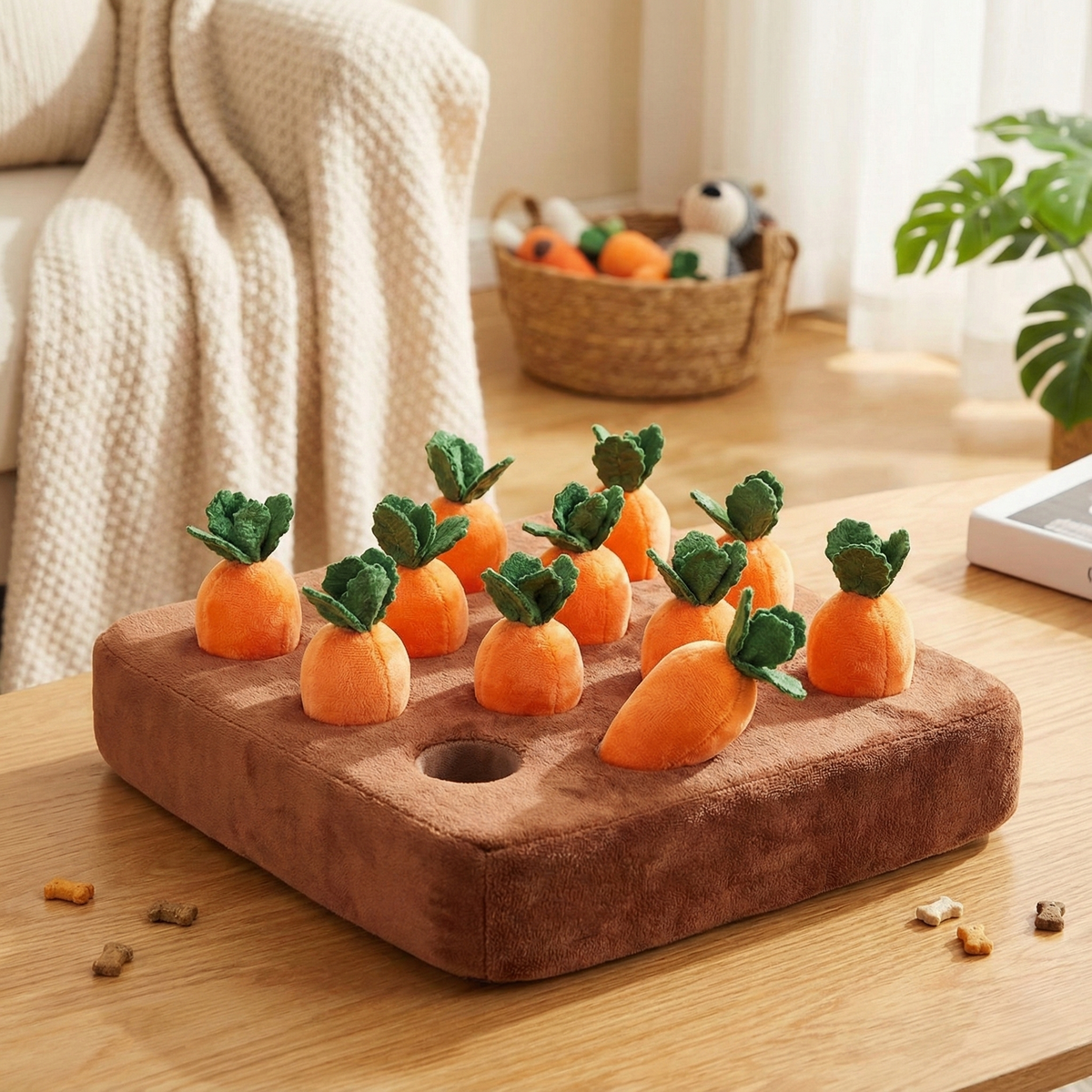 Carrot Garden Snuffle Toy