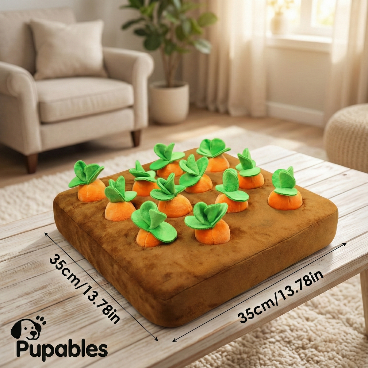 Carrot Garden Snuffle Toy